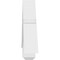 Ekena Millwork Alberta Architectural Grade PVC Gable Bracket, 48"W x 16"H x 4"D x 6"F, 8/12 Pitch GBP048X16X0406ALB00 - alternate 2